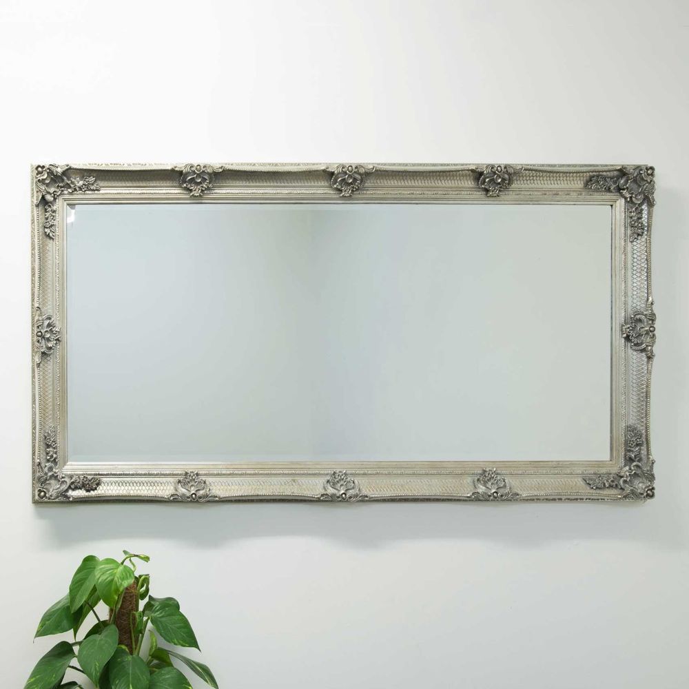 Davenport Ornate Flourish Mirror - SILVIONIX