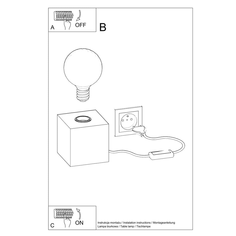 Desk lamp wood Ariz Scandinavian Design E27 - SILVIONIX