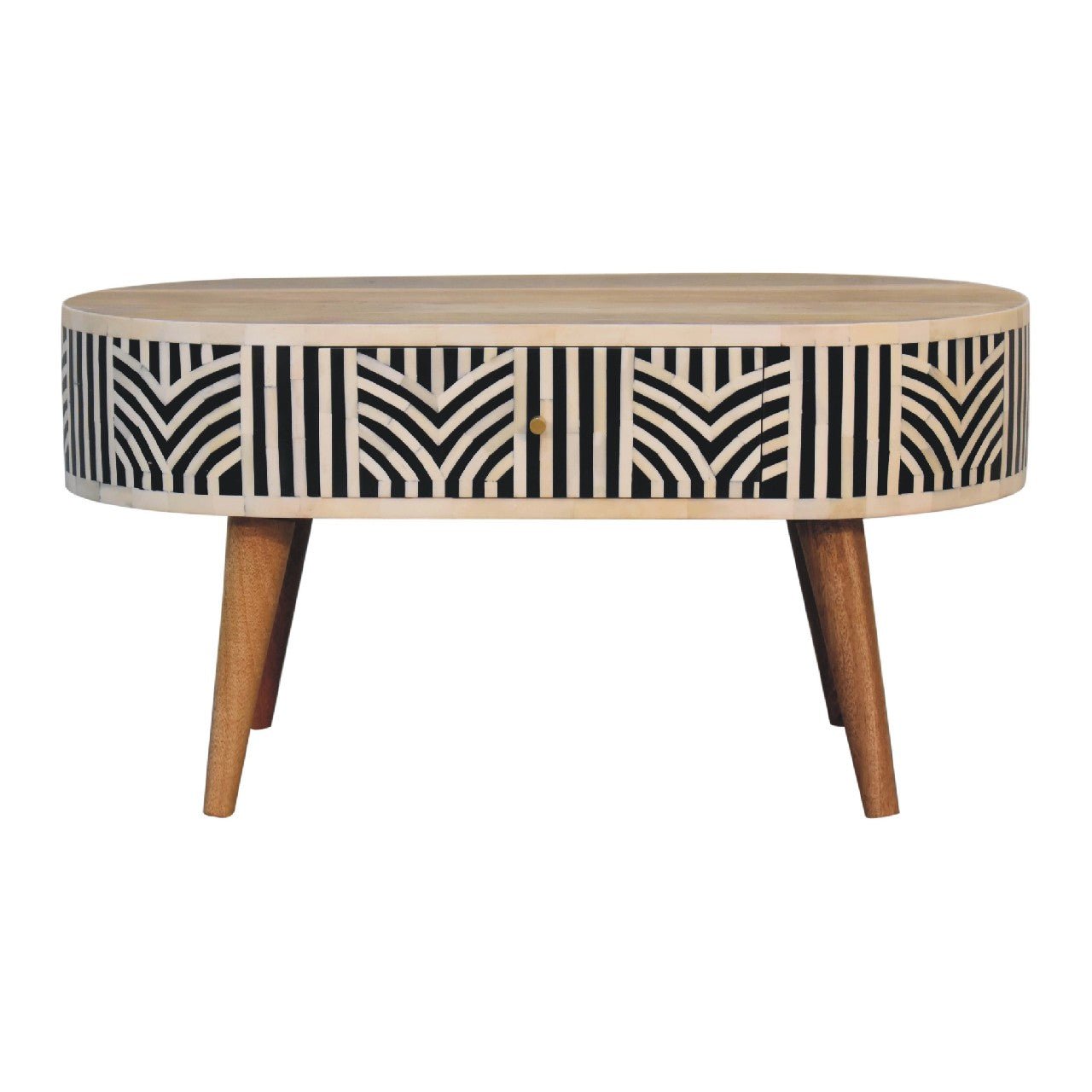 Edessa Bone Inlay Coffee Table - SILVIONIX