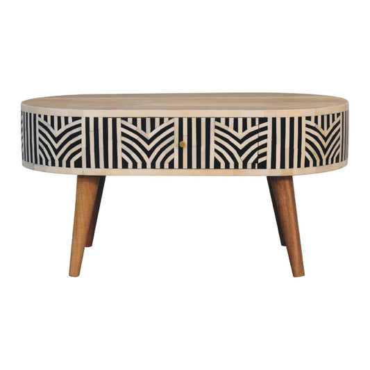 Edessa Bone Inlay Coffee Table - SILVIONIX