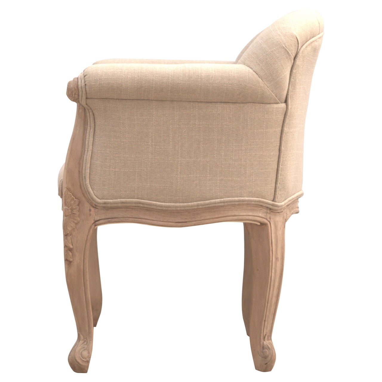 French Style Deep Button Chair - SILVIONIX