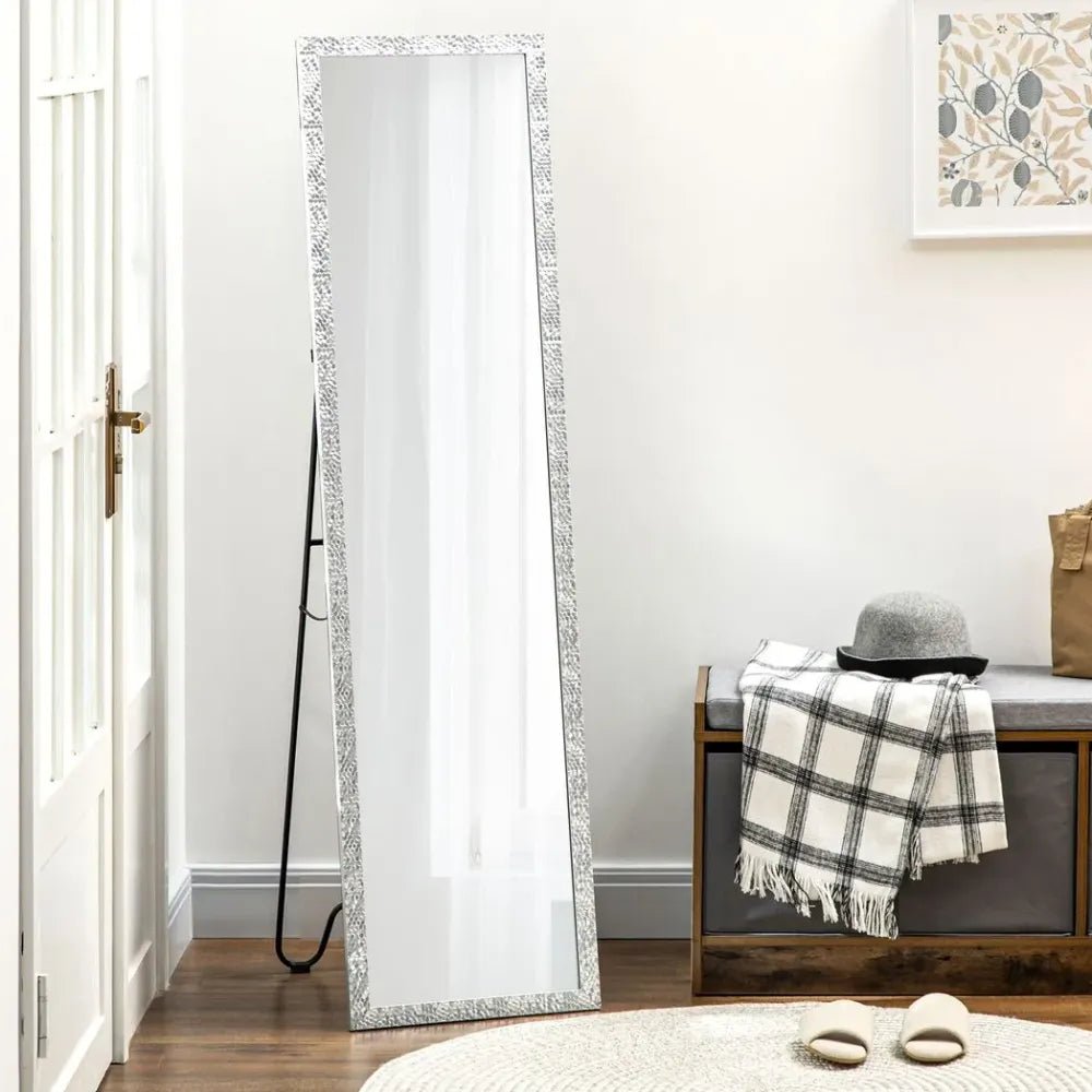 Full Length Mirror Free Standing Dressing Mirror for Bedroom, Living Room - SILVIONIX