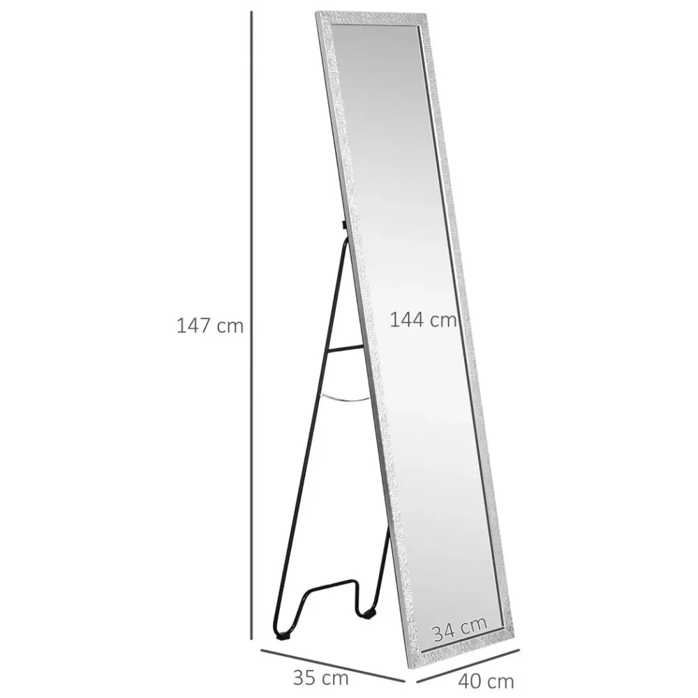 Full Length Mirror Free Standing Dressing Mirror for Bedroom, Living Room - SILVIONIX