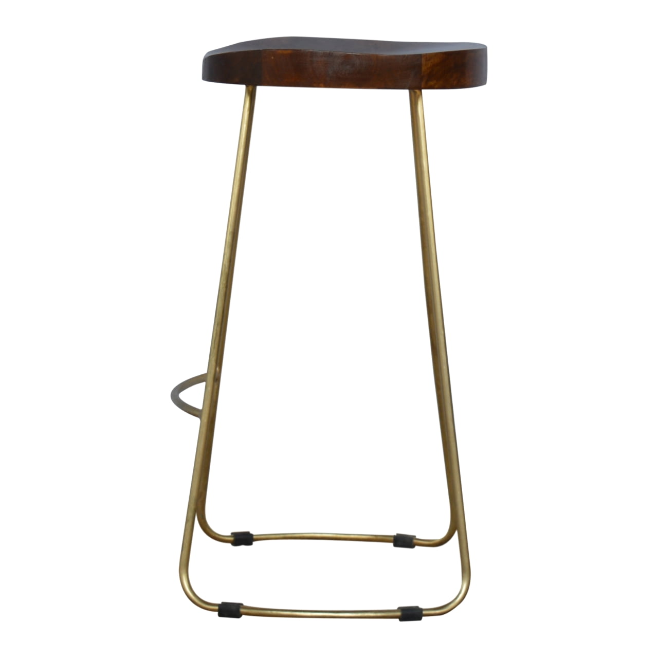 Gold Iron Bar Stool - SILVIONIX