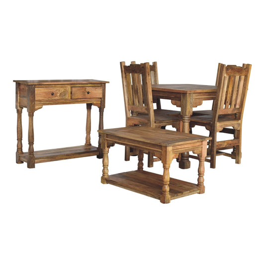 Granary Dining Table Set - SILVIONIX