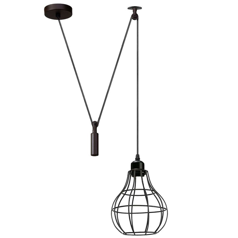 Hanging Pendant Lamp Retro Industrial Vintage Light - SILVIONIX