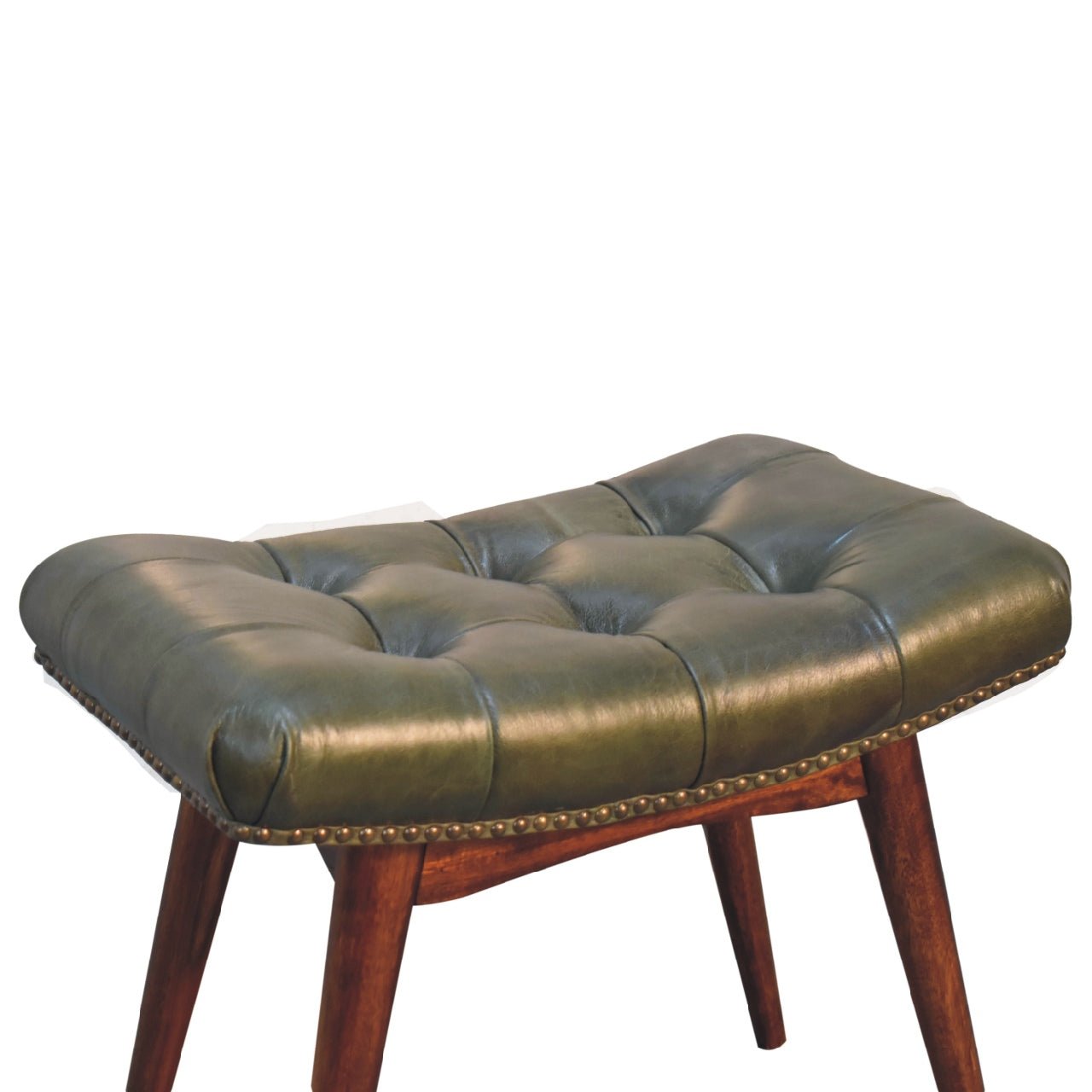 Harbour Green Footstool - SILVIONIX