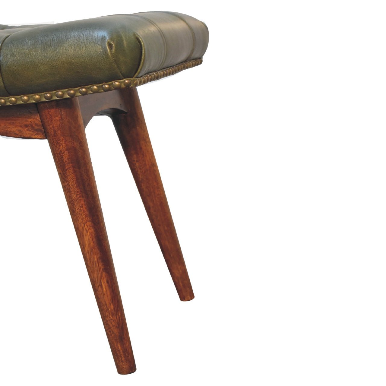 Harbour Green Footstool - SILVIONIX