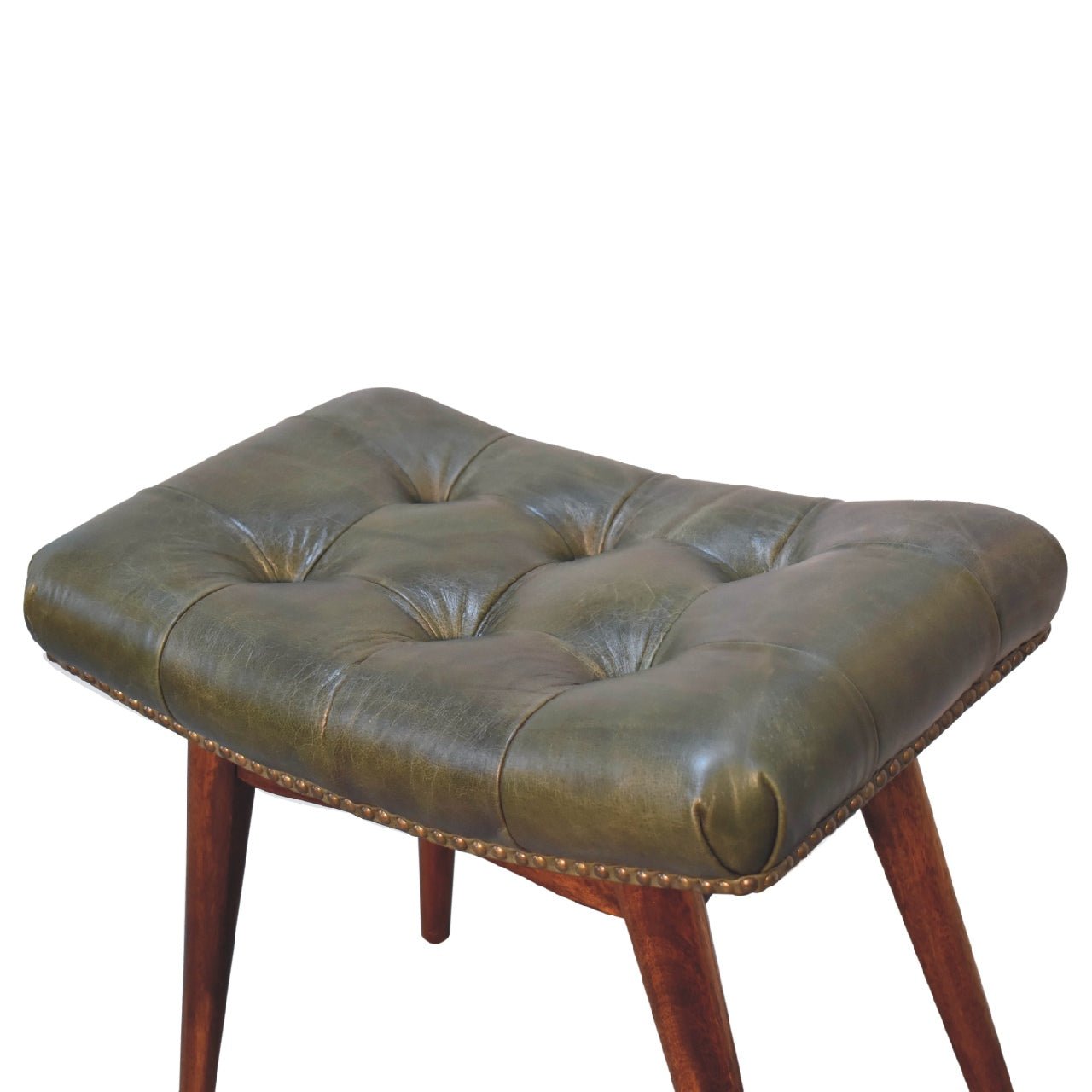 Harbour Green Footstool - SILVIONIX