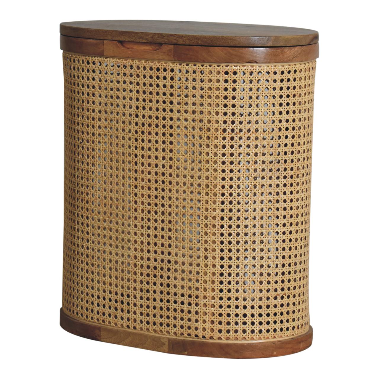 IN3461 - Rattan Lid - up Storage Stool - SILVIONIX