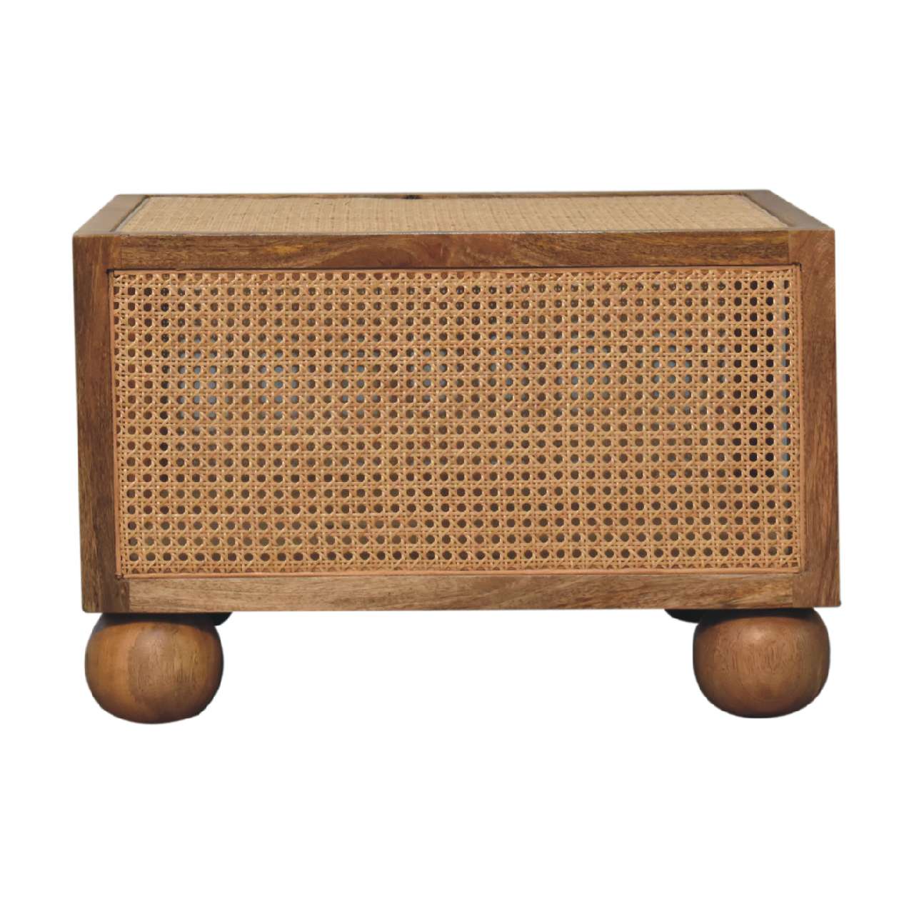 IN3463 - Small Rattan Coffee Table - SILVIONIX