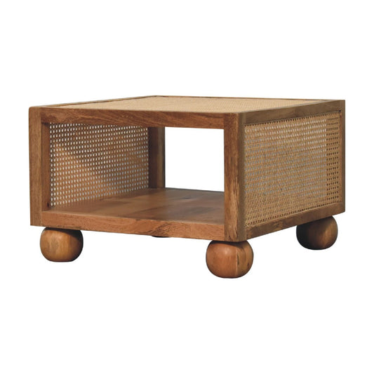 IN3463 - Small Rattan Coffee Table - SILVIONIX