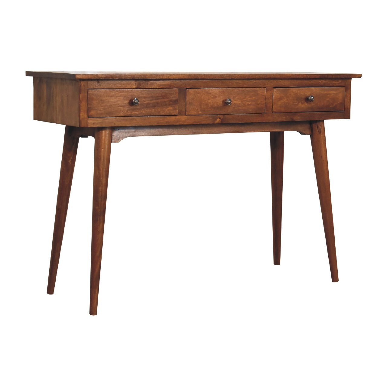 Large Chestnut Hallway Console Table - SILVIONIX