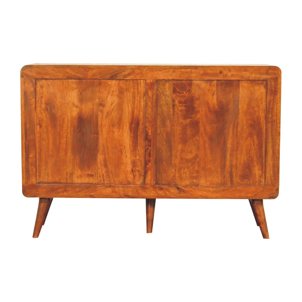 Large Curved Chestnut Chest - SILVIONIX