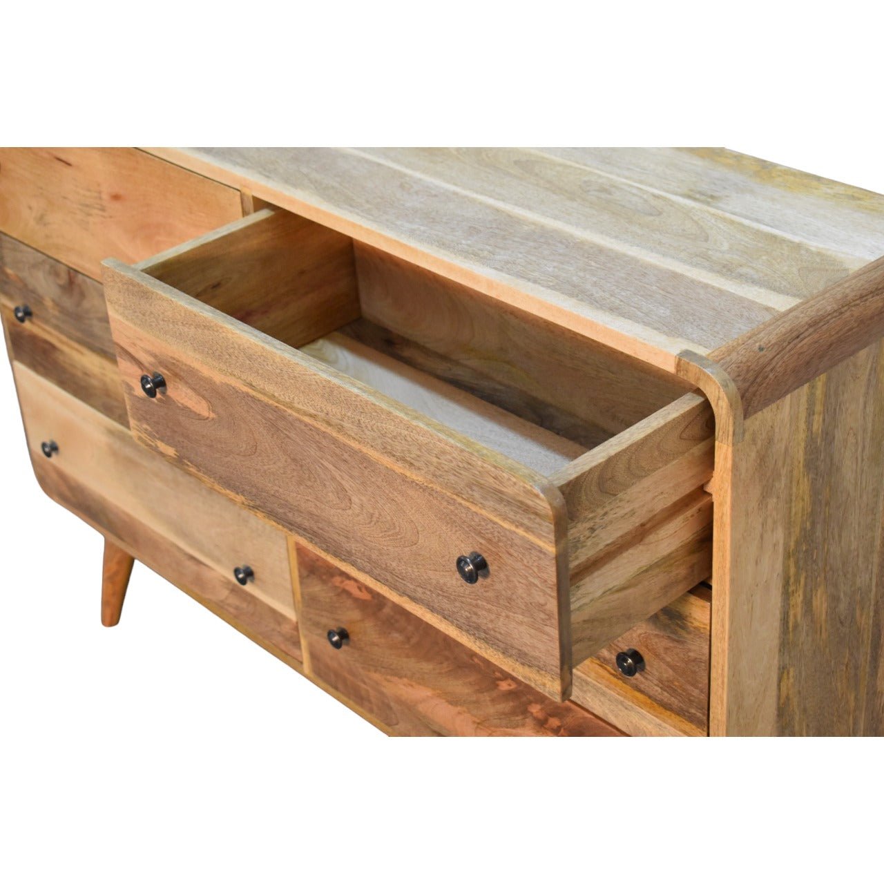 Large Curved Oak - ish Chest - SILVIONIX