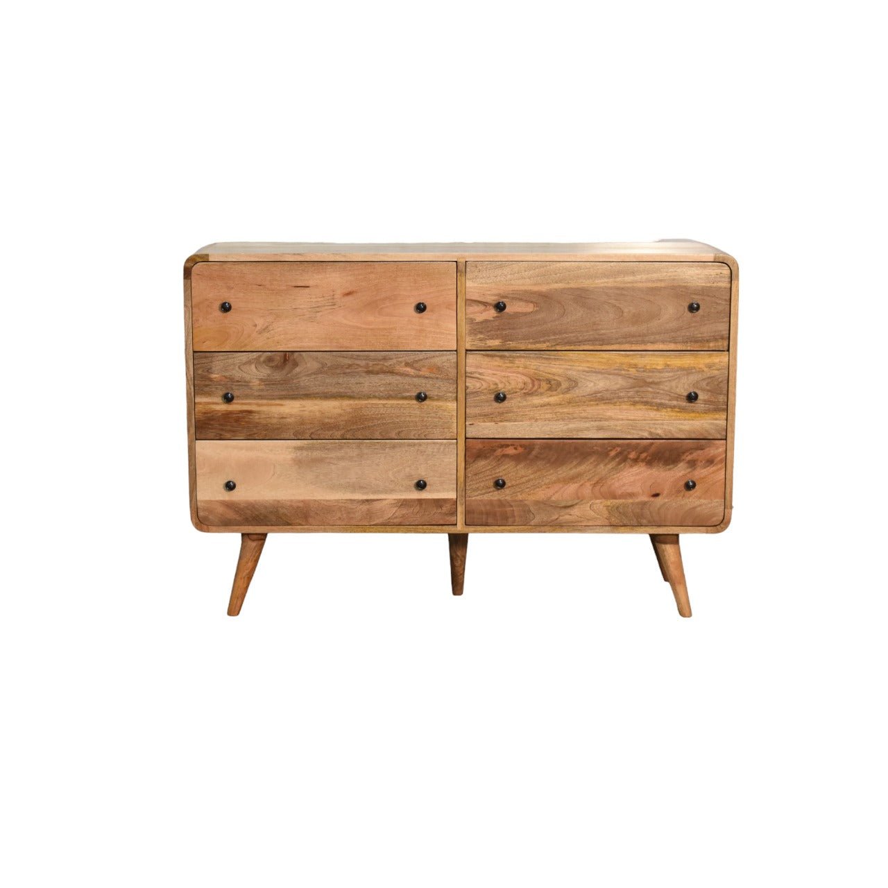 Large Curved Oak - ish Chest - SILVIONIX