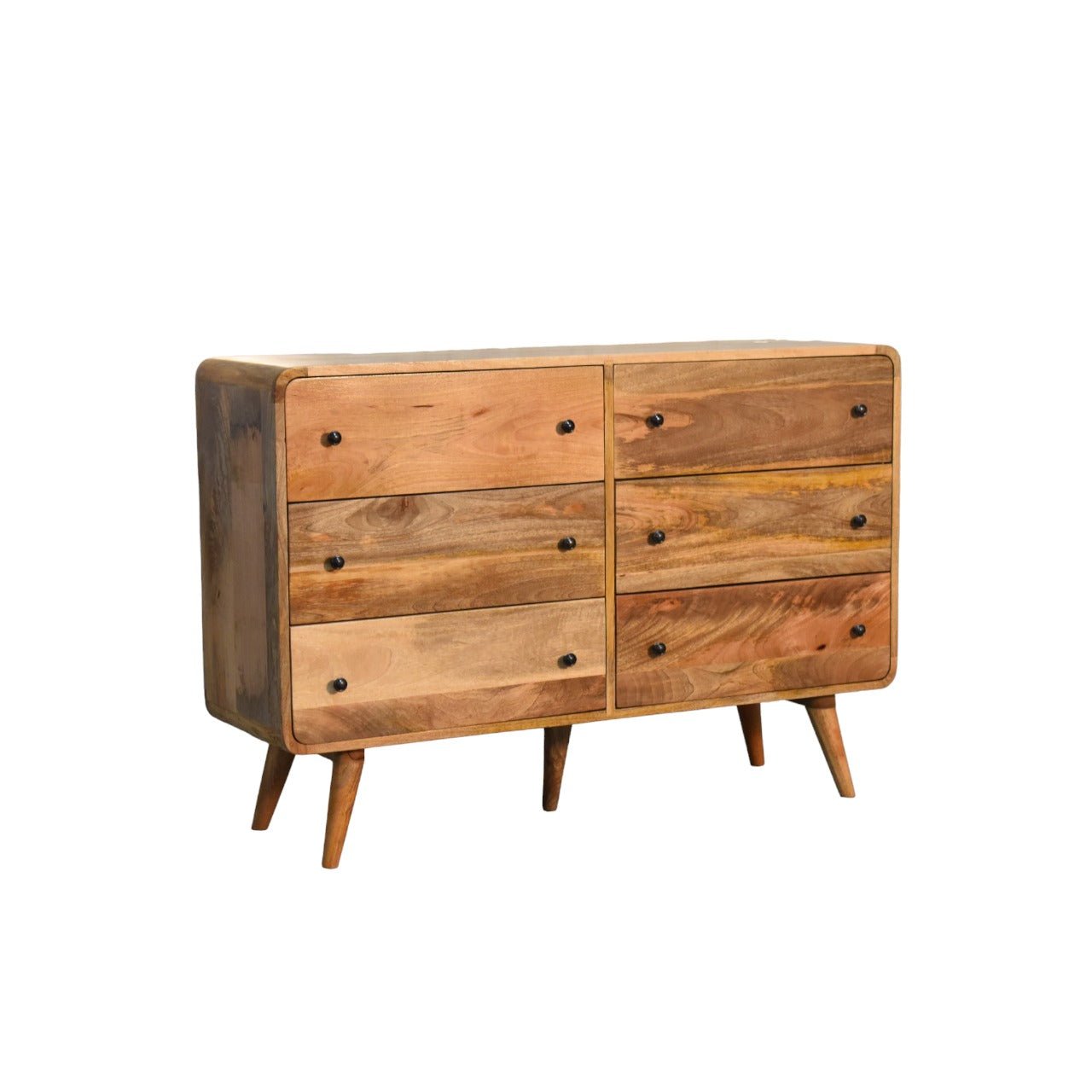 Large Curved Oak - ish Chest - SILVIONIX