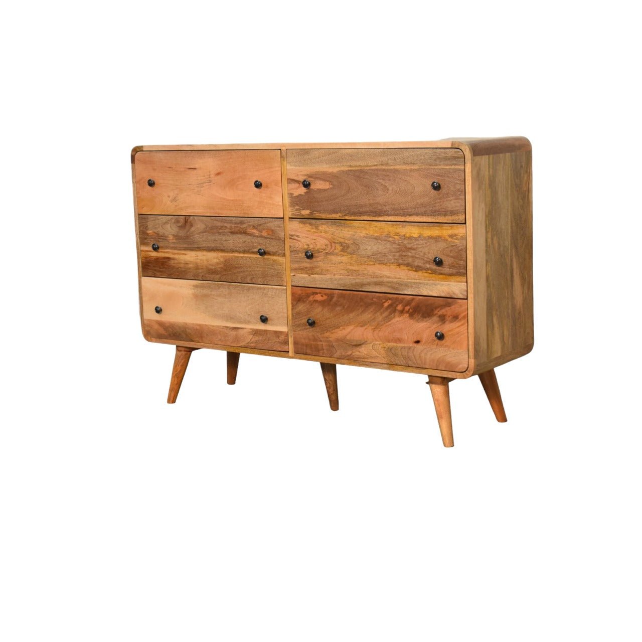 Large Curved Oak - ish Chest - SILVIONIX