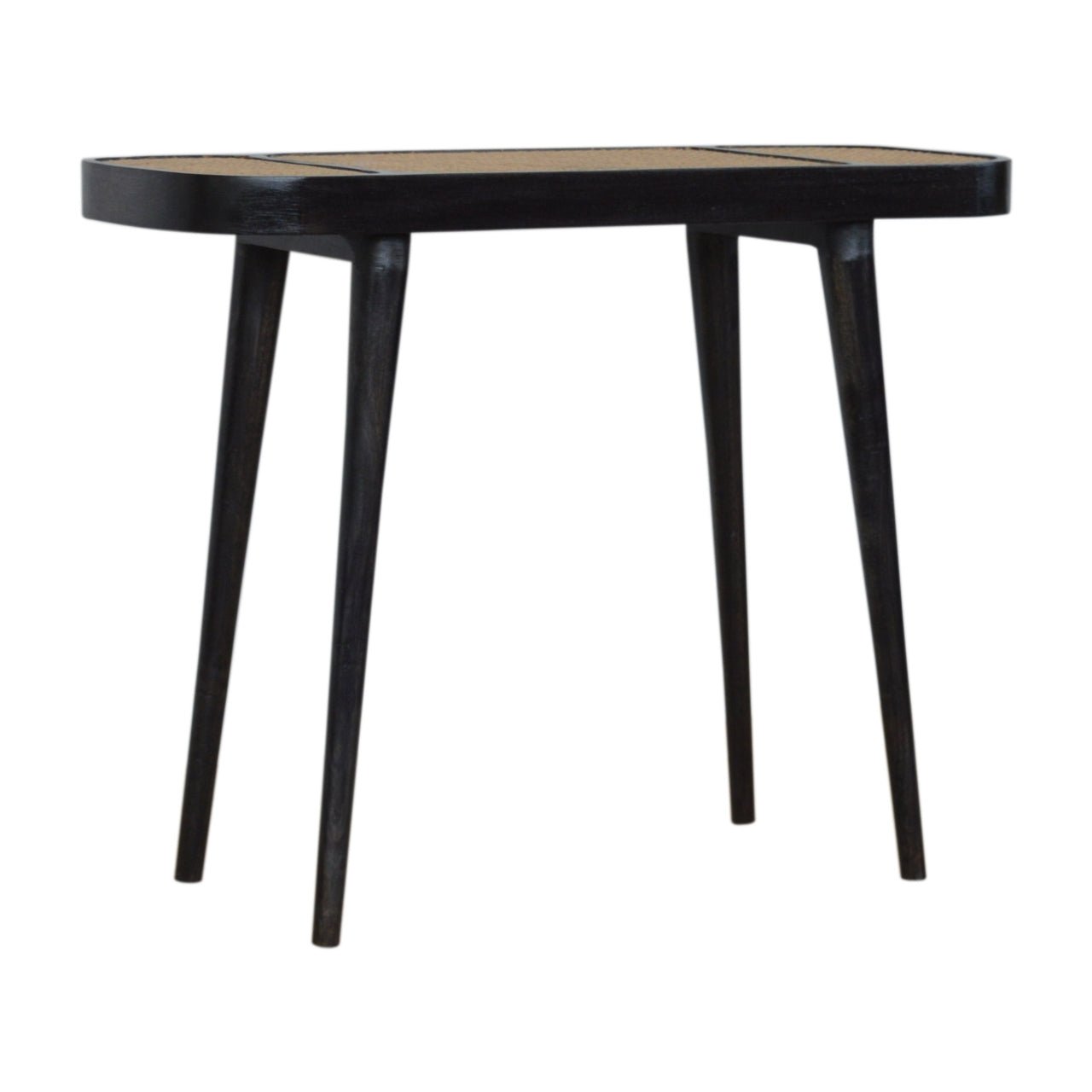 Larissa Carbon Black Console Table - SILVIONIX