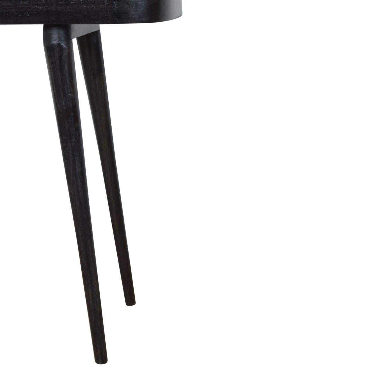 Larissa Carbon Black Console Table - SILVIONIX