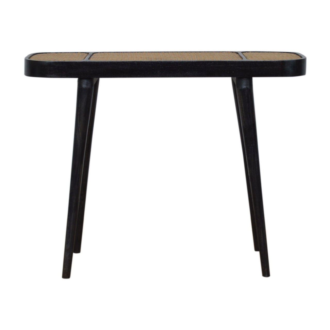 Larissa Carbon Black Console Table - SILVIONIX