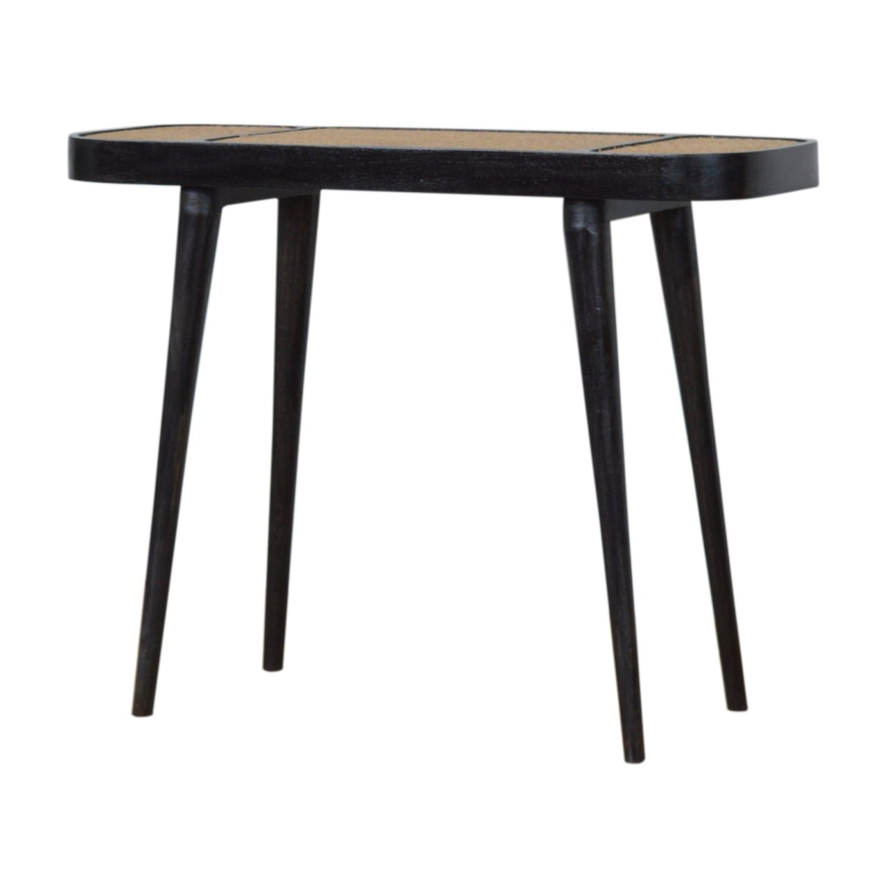 Larissa Carbon Black Console Table - SILVIONIX