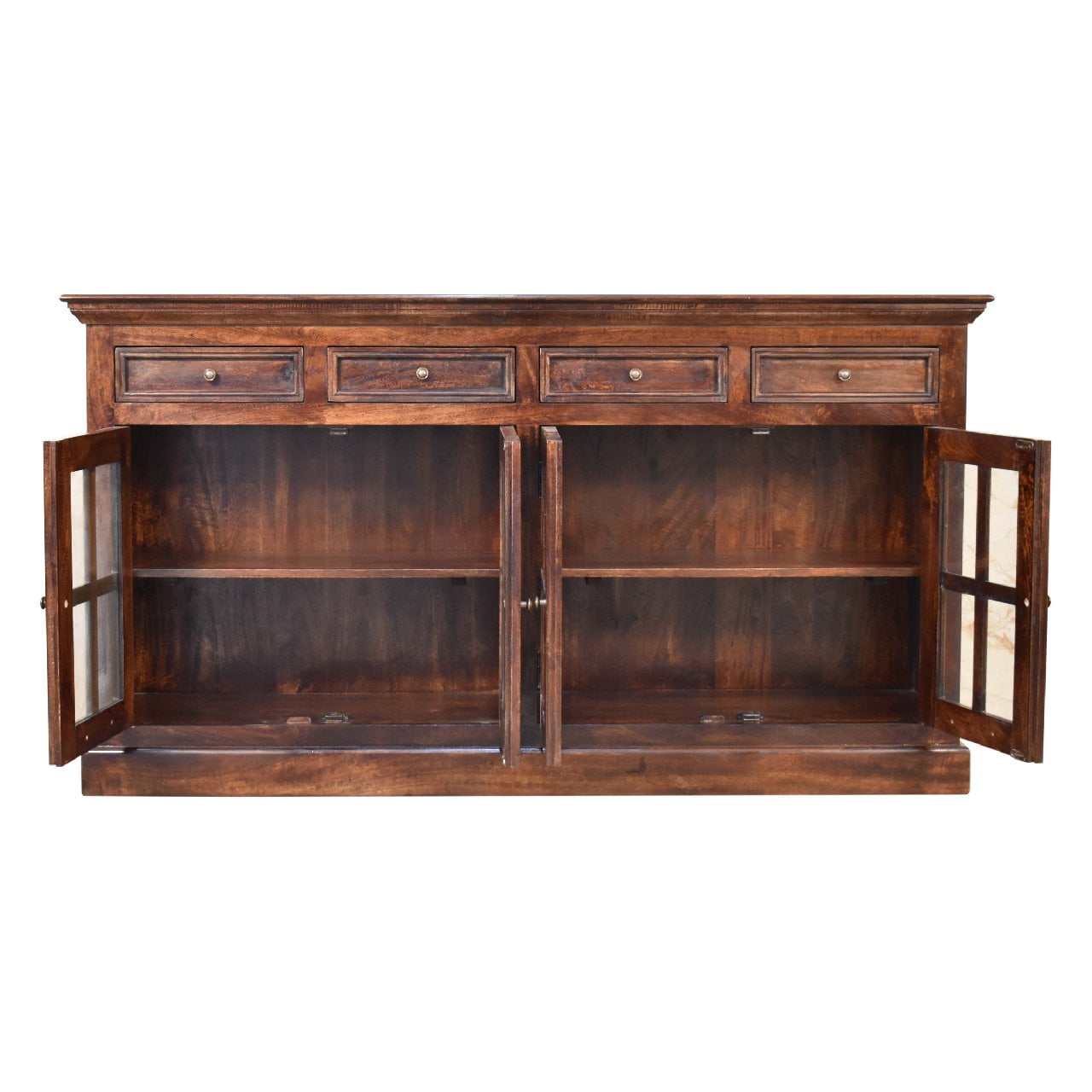 Light Walnut Glazed Sideboard - SILVIONIX