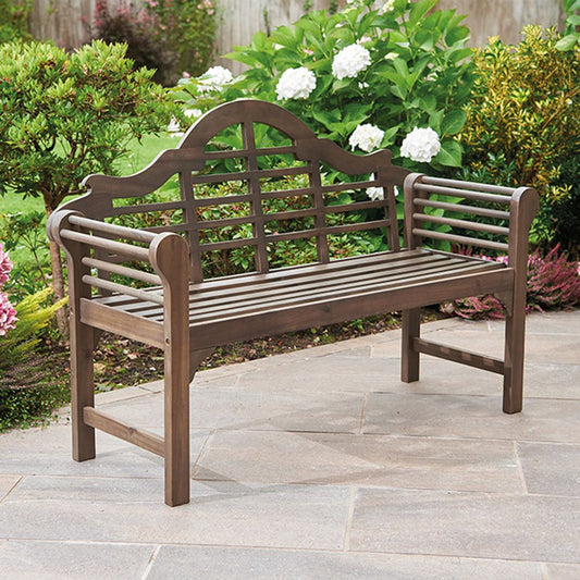 Lutyens Style Bench - Chestnut - SILVIONIX