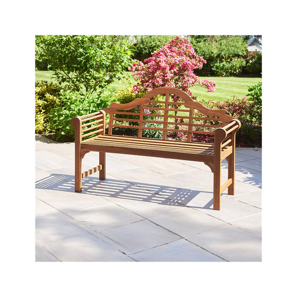 Lutyens Style Bench - Natural Oil - SILVIONIX