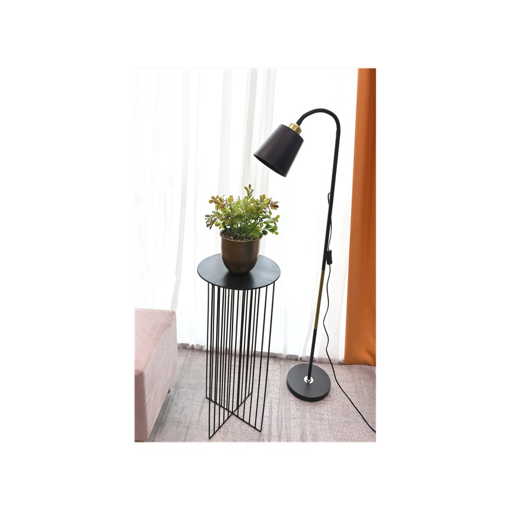 Metal Flower Stand Side Table - SLENDER - SILVIONIX