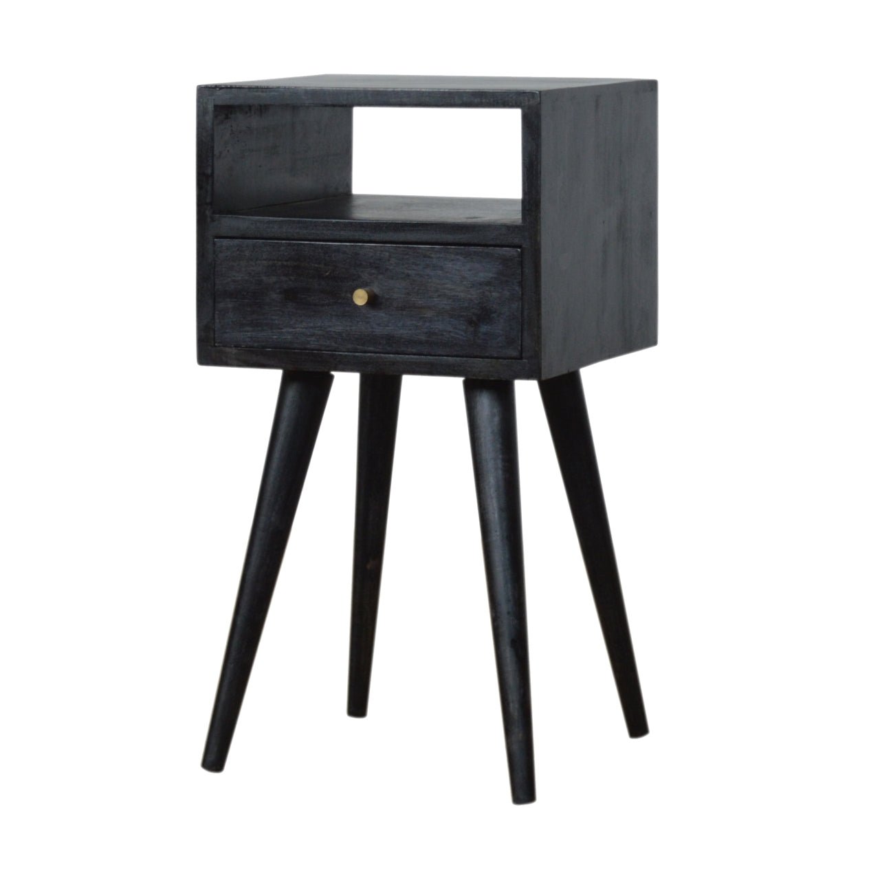 Mini Ash Black Bedside - SILVIONIX