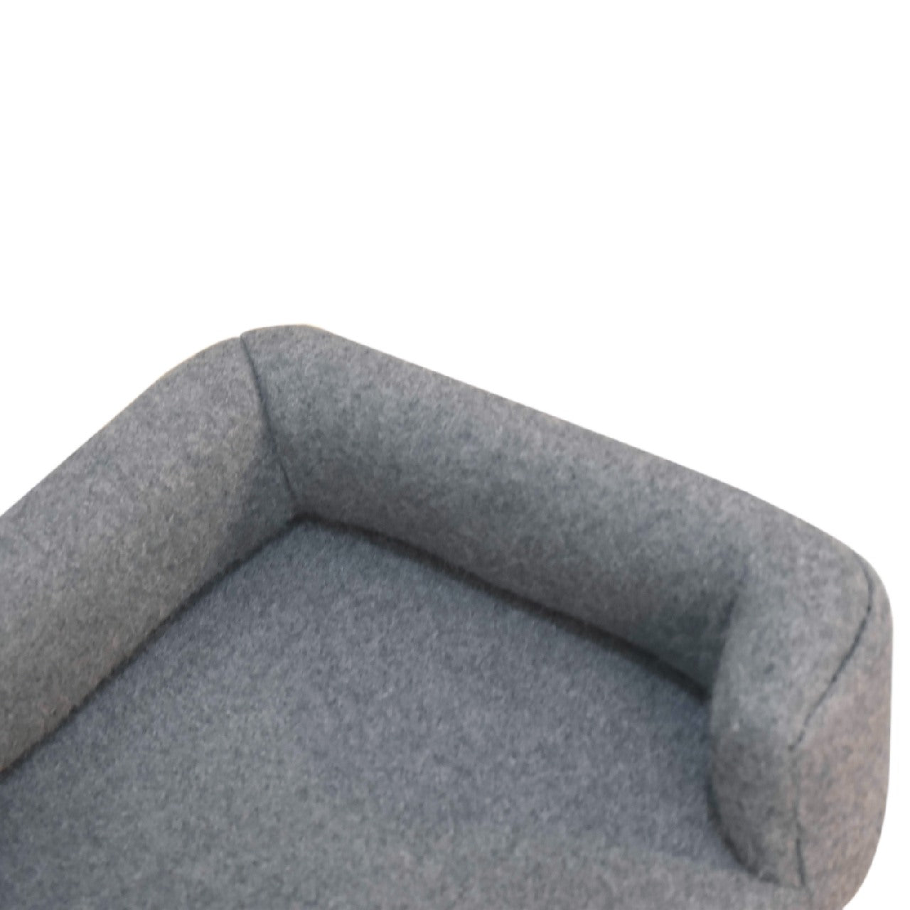 Mini Battleship Tweed Pet Sofa Bed - SILVIONIX