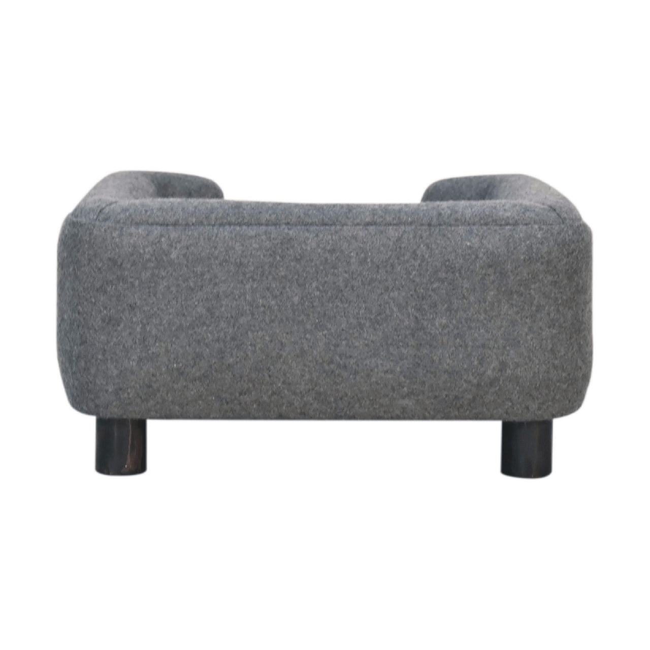 Mini Battleship Tweed Pet Sofa Bed - SILVIONIX