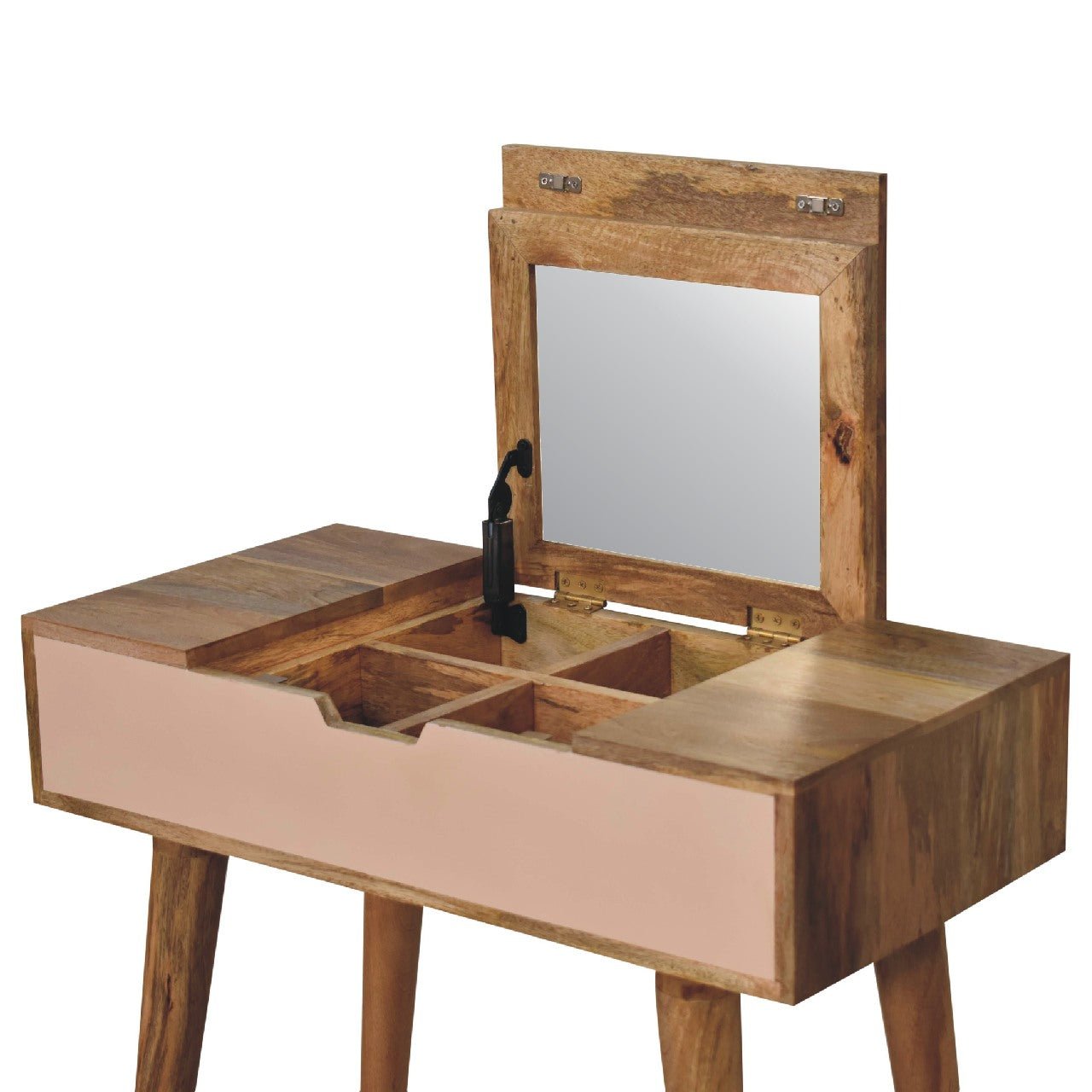 Mini Blush Pink Dressing Table - SILVIONIX