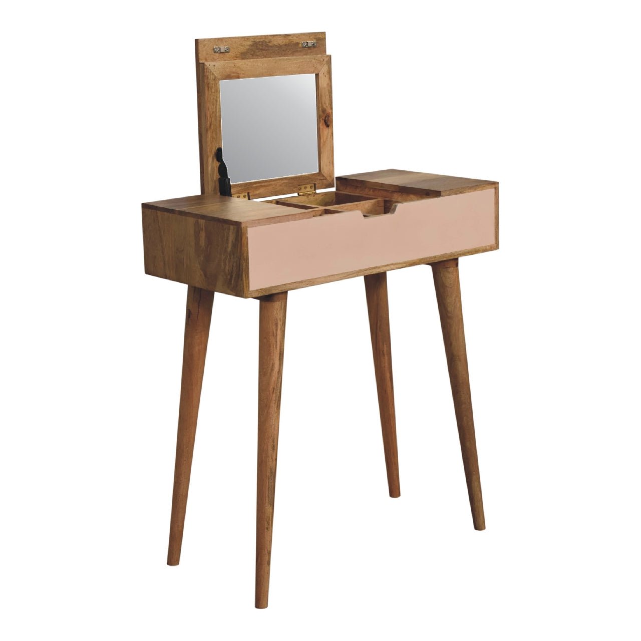 Mini Blush Pink Dressing Table - SILVIONIX