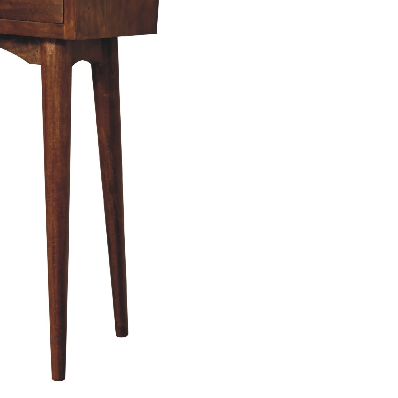 Mini Chestnut Hallway Console Table - SILVIONIX