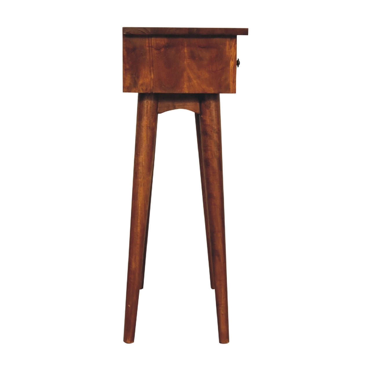 Mini Chestnut Hallway Console Table - SILVIONIX