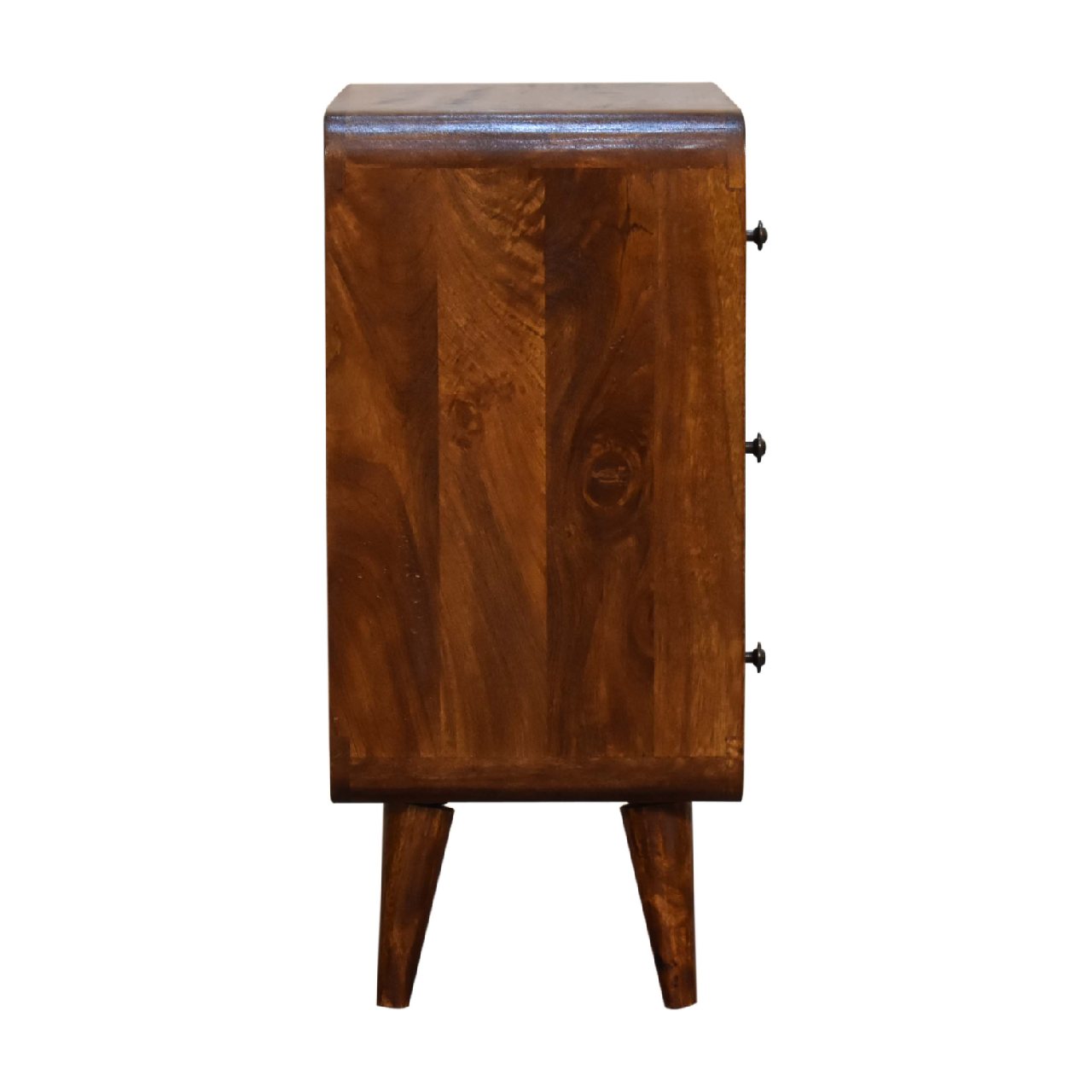 Mini Curved Chestnut Chest - SILVIONIX