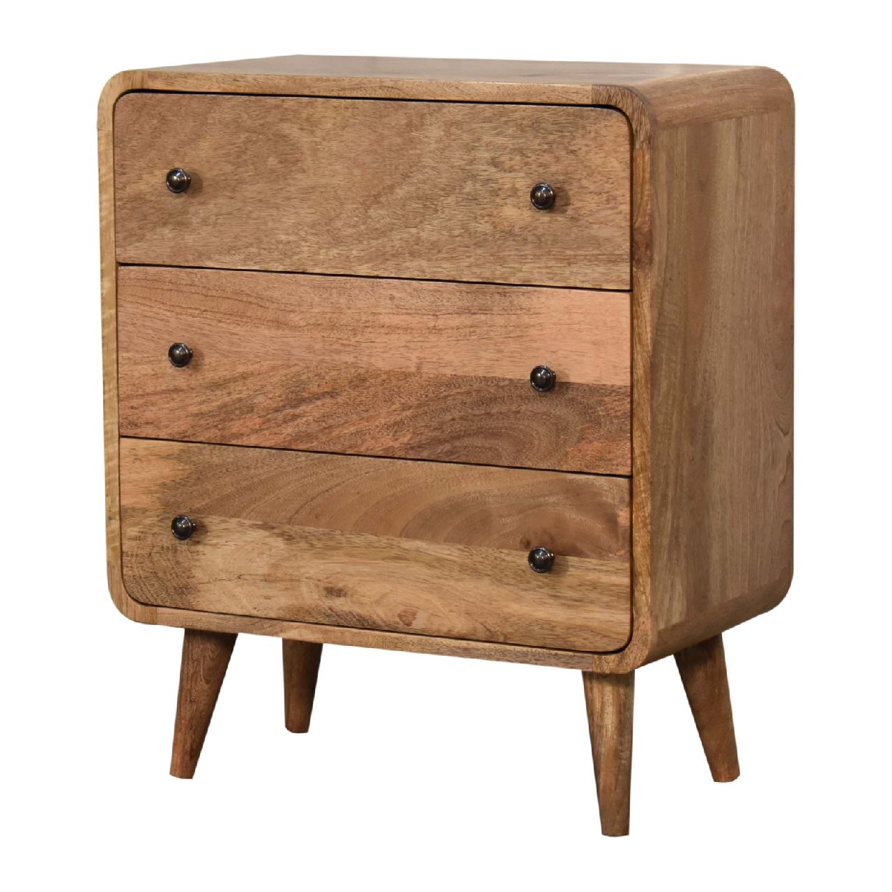 Mini Curved Oak - ish Chest - SILVIONIX