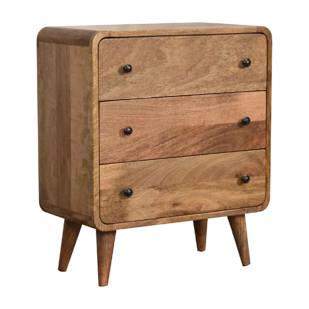 Mini Curved Oak - ish Chest - SILVIONIX