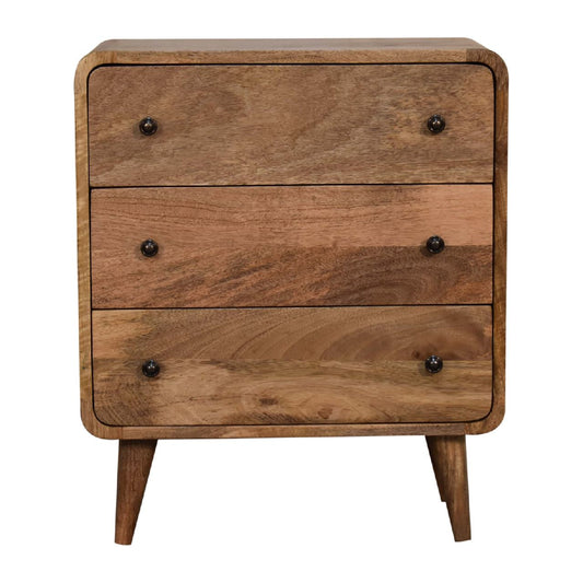 Mini Curved Oak - ish Chest - SILVIONIX