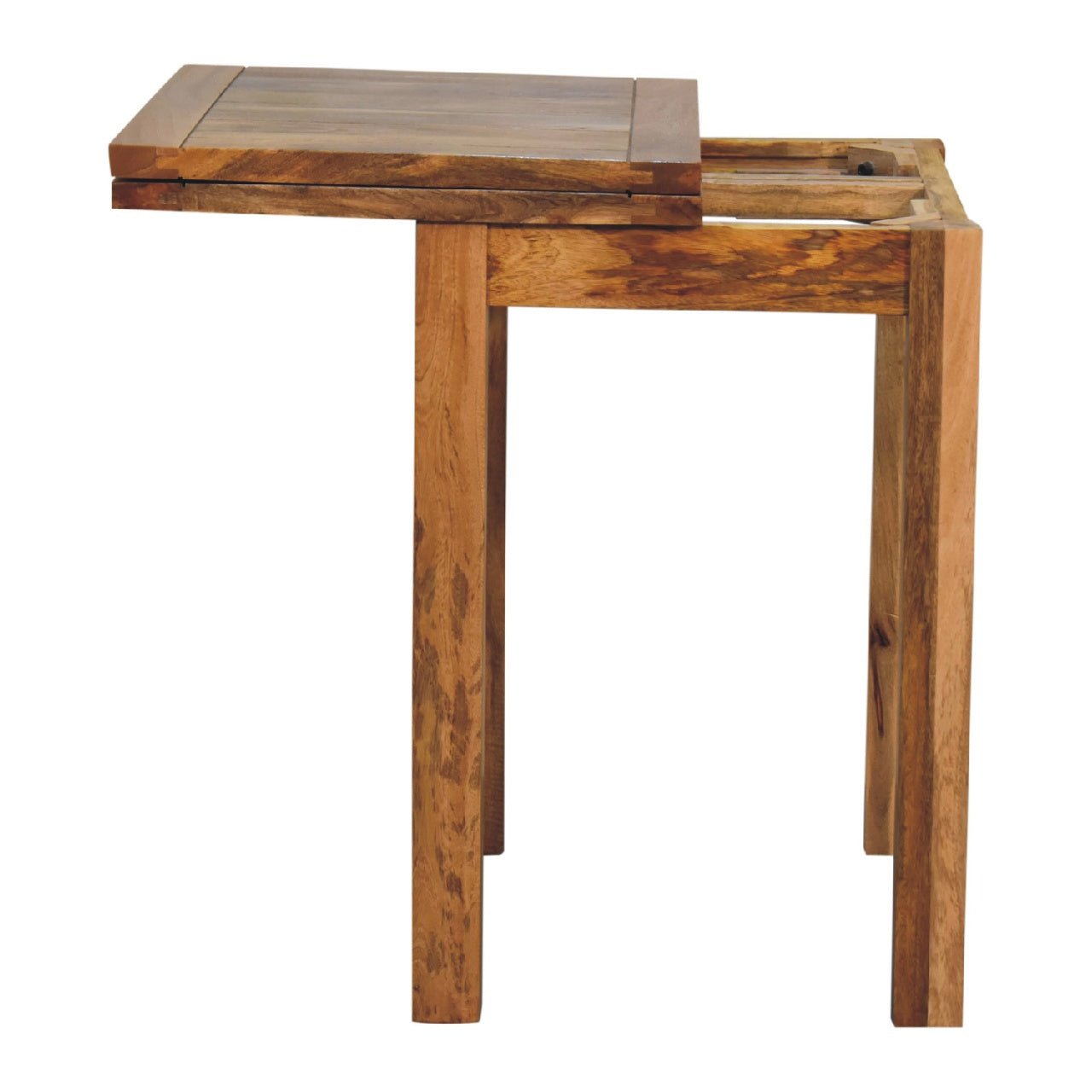 Mini Oak - ish Butterfly Dining Table - SILVIONIX