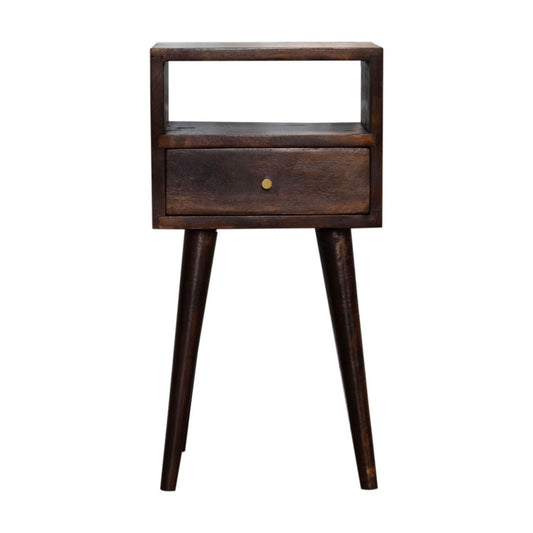 Mini Walnut Bedside - SILVIONIX