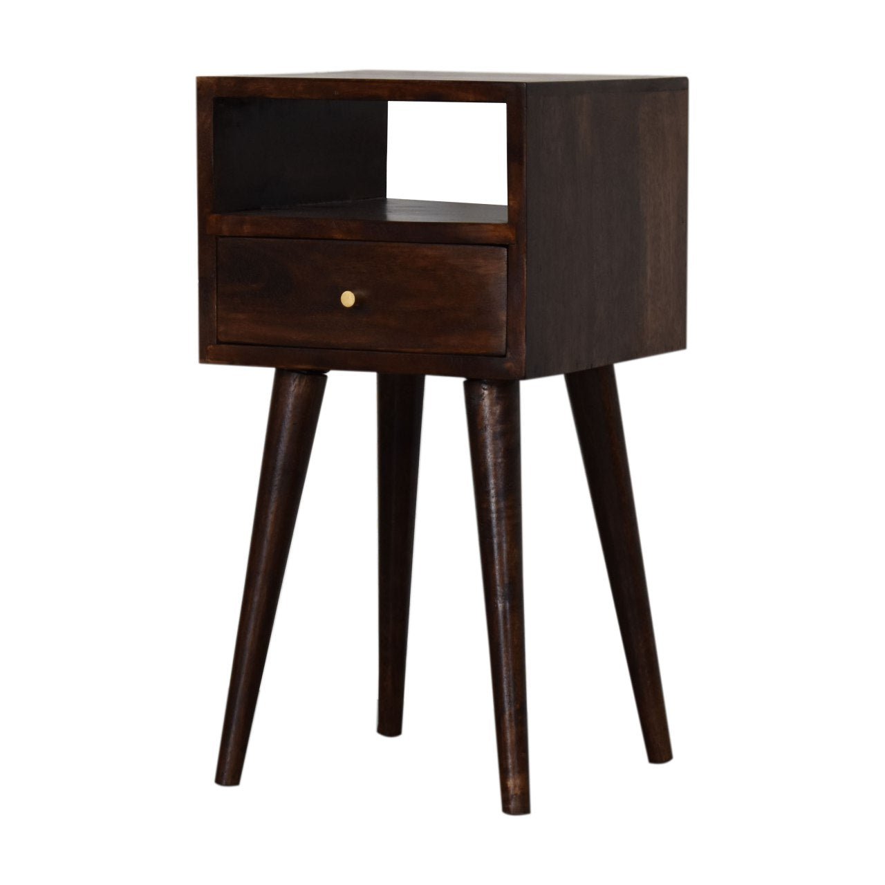 Mini Walnut Bedside - SILVIONIX