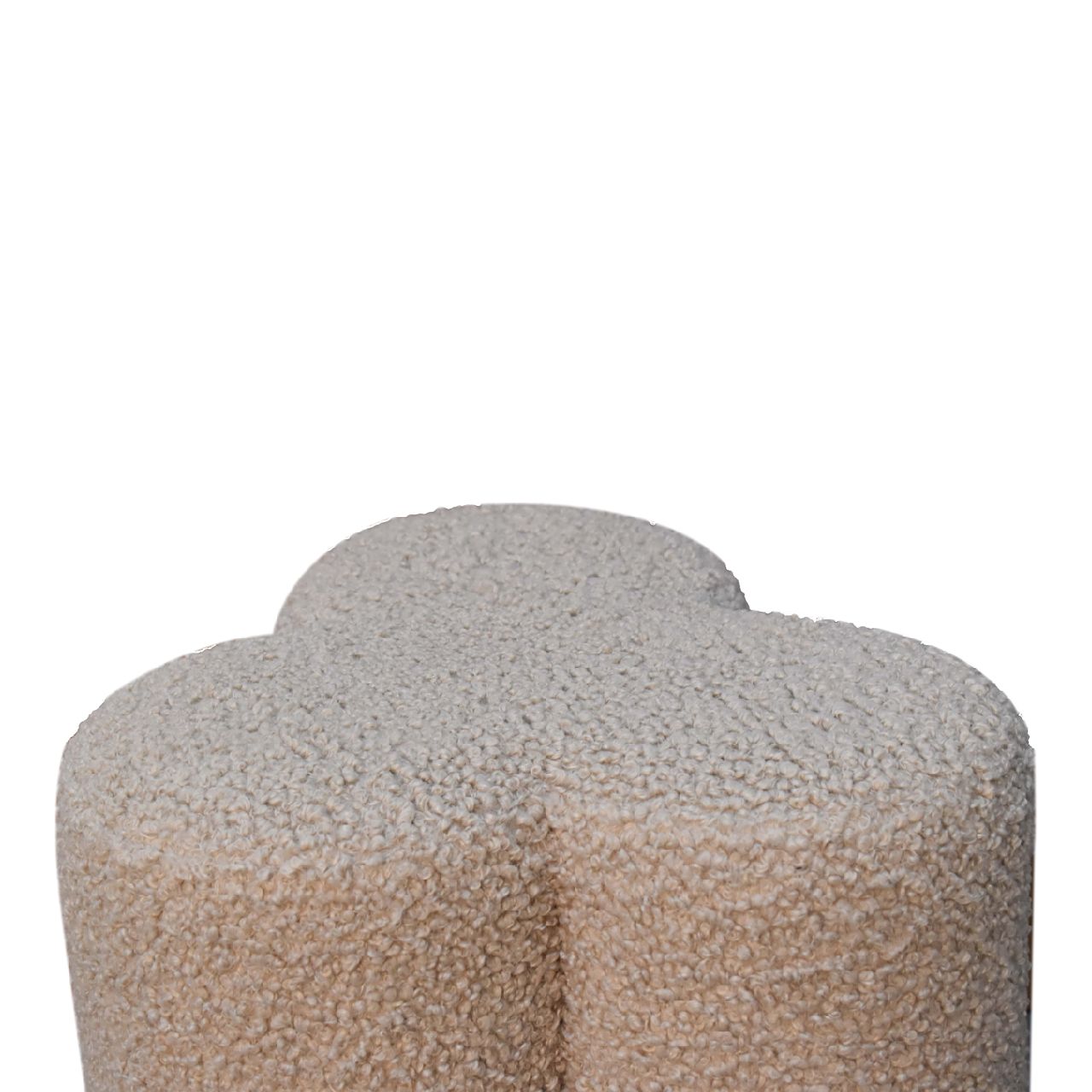 Mud Boucle Clover Footstool - SILVIONIX