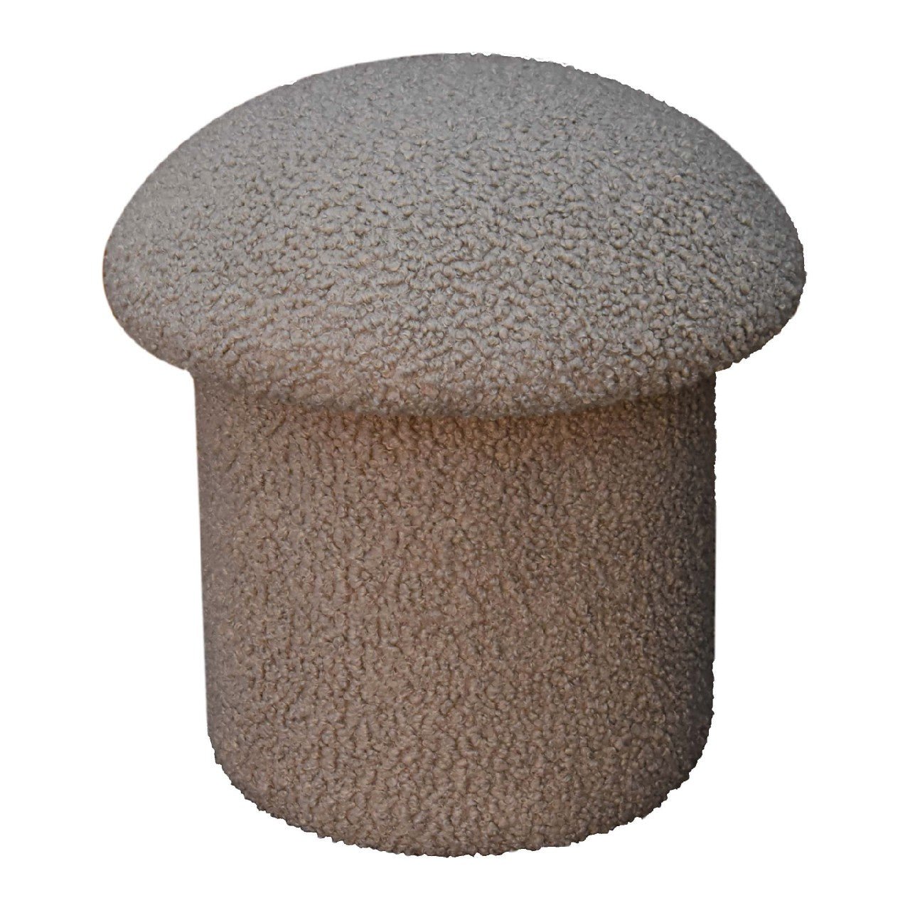 Mud Boucle Mushroom Footstool - SILVIONIX