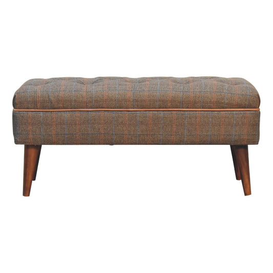 Multi Tweed Buffalo Pipe Bench - SILVIONIX