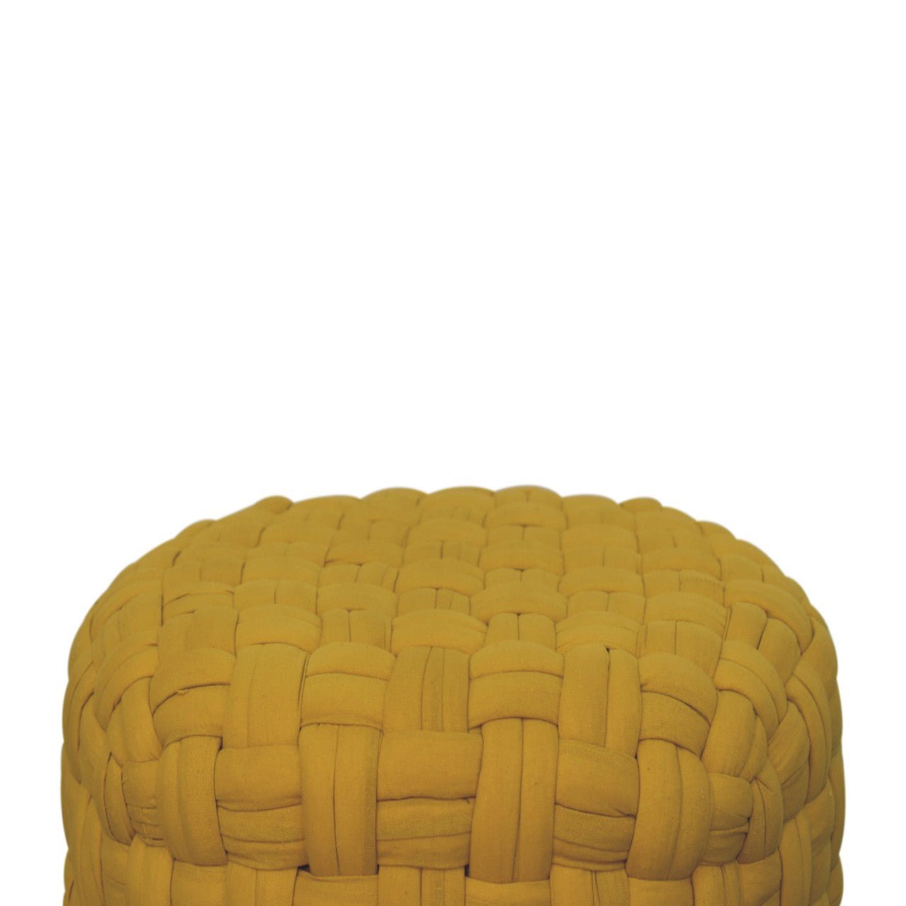 Mustard Tube Footstool - SILVIONIX