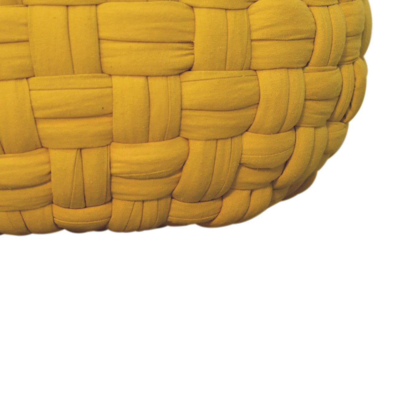 Mustard Tube Pouffe - SILVIONIX