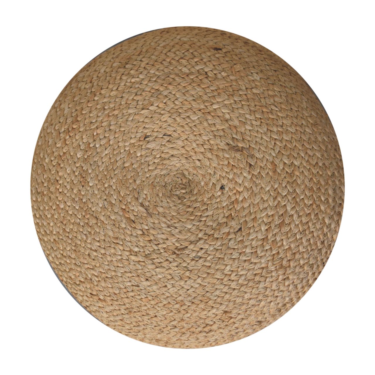 Natural Jute Pouffe - SILVIONIX